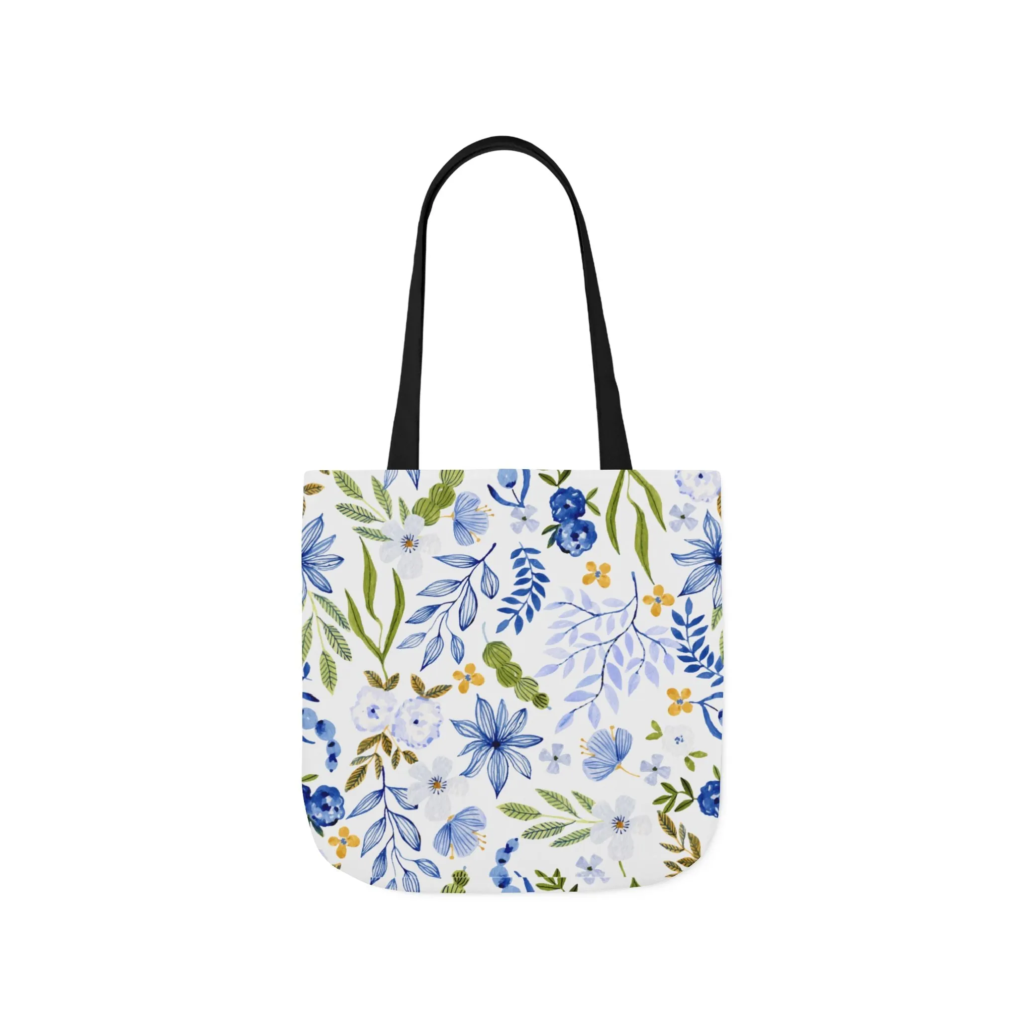 Floral Canvas Tote Bag Flower Handbag, Stylish Beach Tote, Vacation Bag
