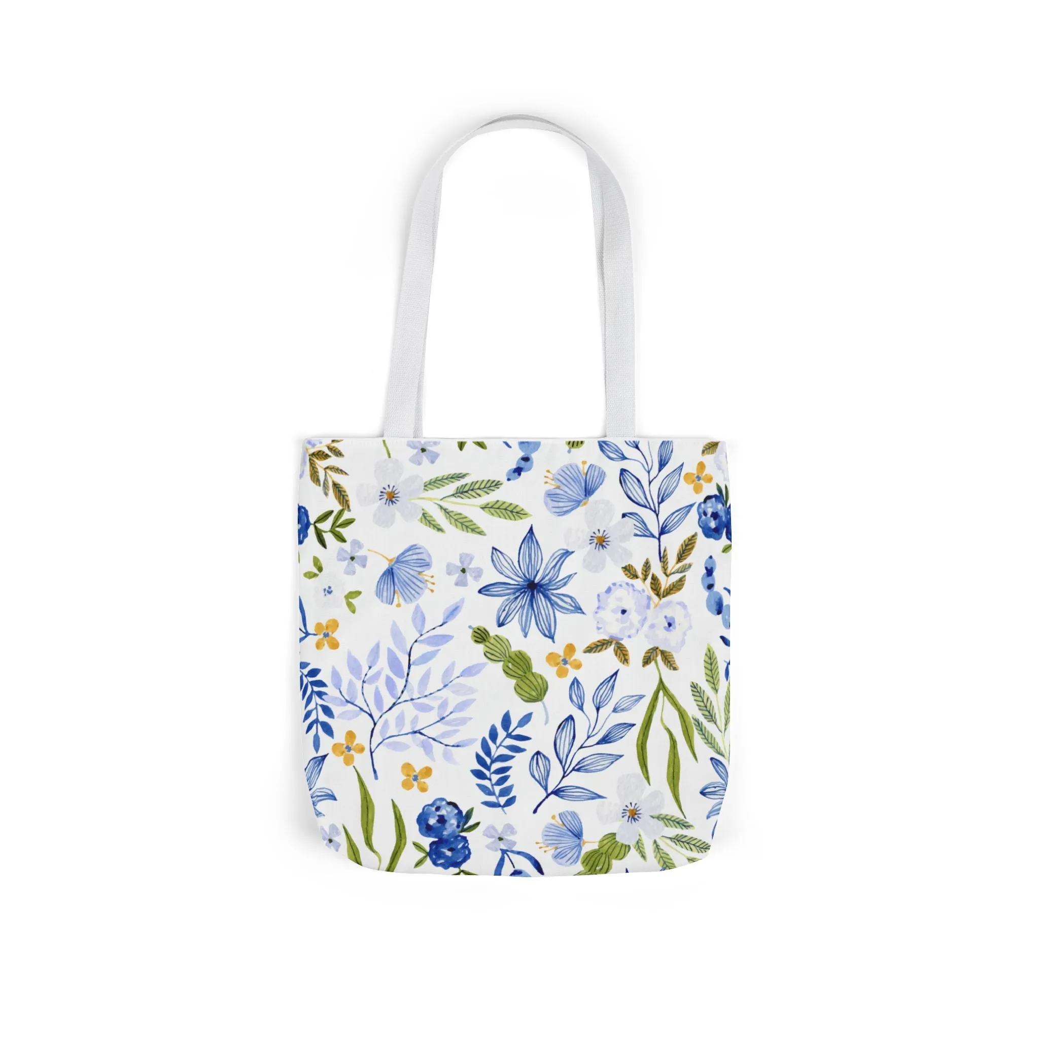 Floral Canvas Tote Bag Flower Handbag, Stylish Beach Tote, Vacation Bag