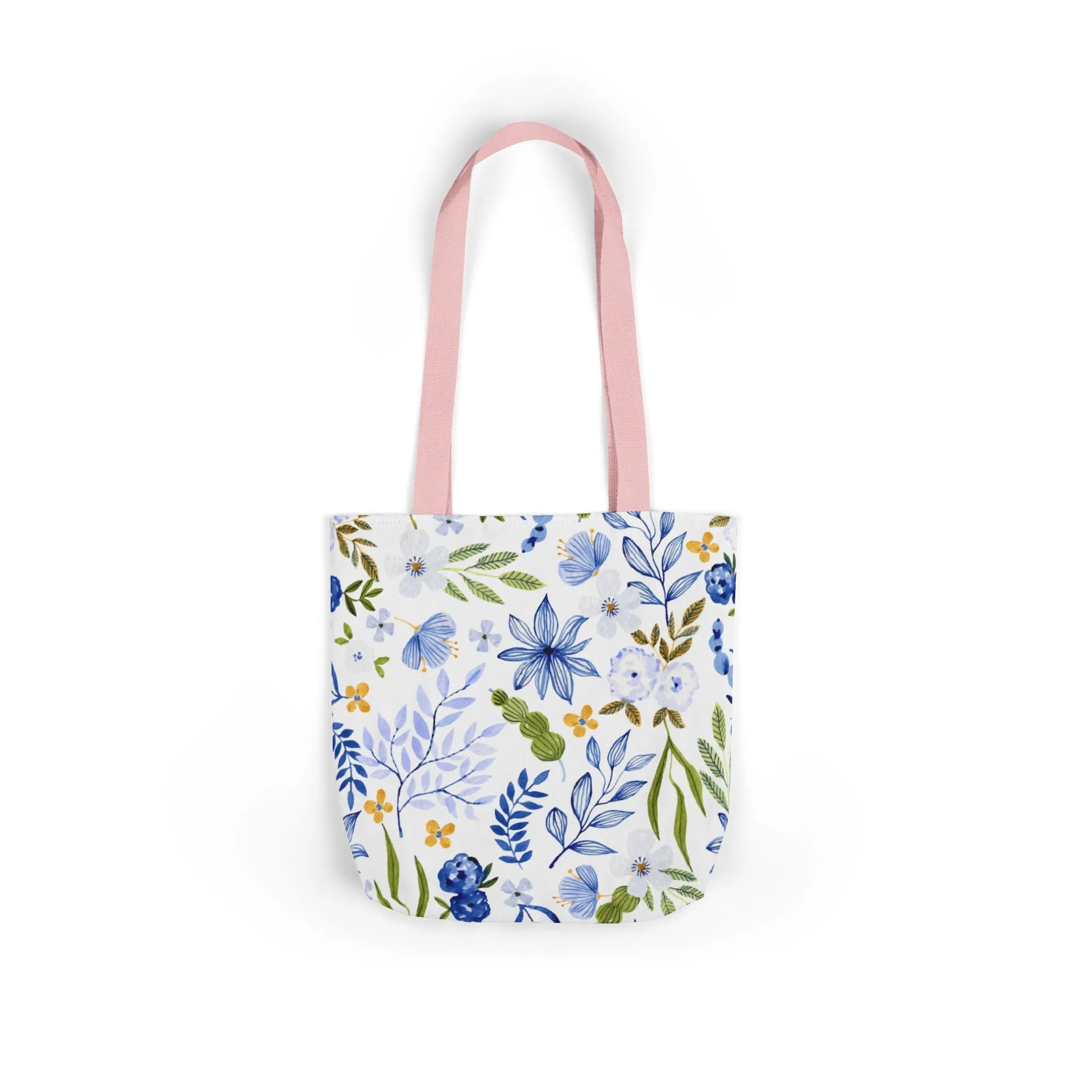 Floral Canvas Tote Bag Flower Handbag, Stylish Beach Tote, Vacation Bag