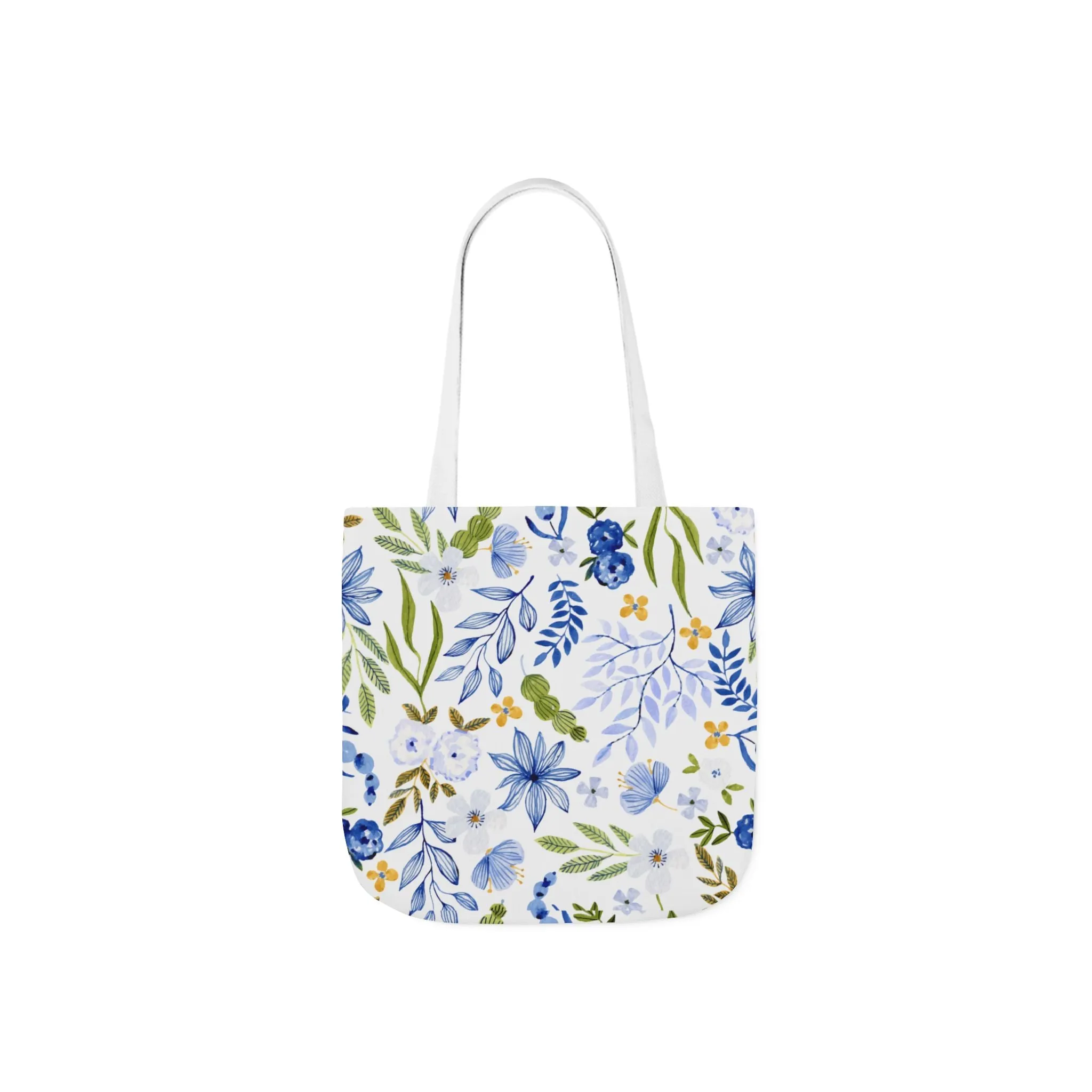Floral Canvas Tote Bag Flower Handbag, Stylish Beach Tote, Vacation Bag