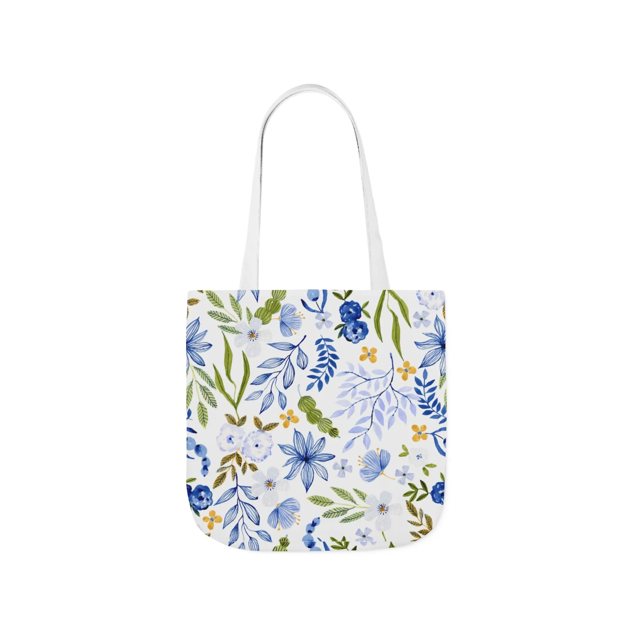 Floral Canvas Tote Bag Flower Handbag, Stylish Beach Tote, Vacation Bag