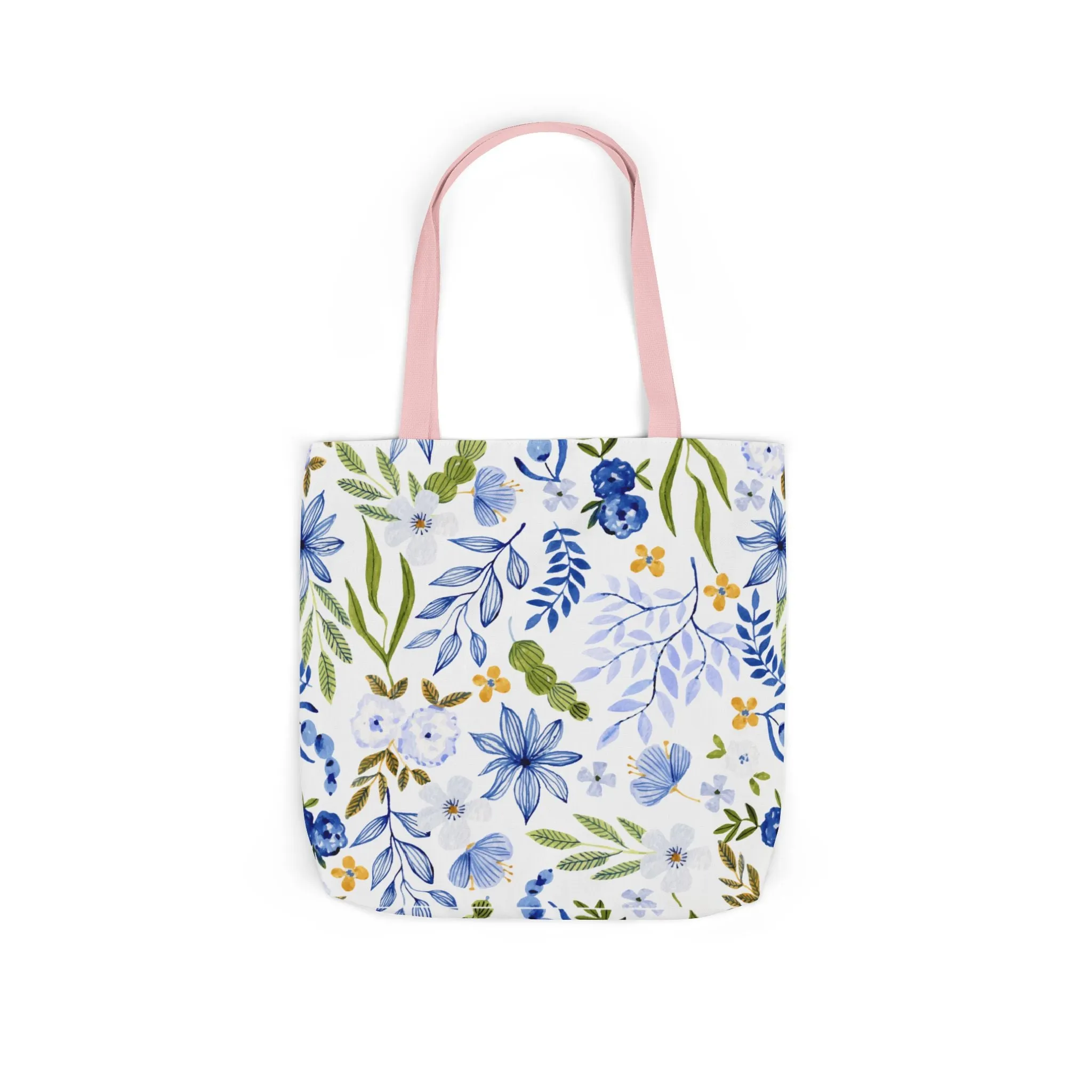 Floral Canvas Tote Bag Flower Handbag, Stylish Beach Tote, Vacation Bag
