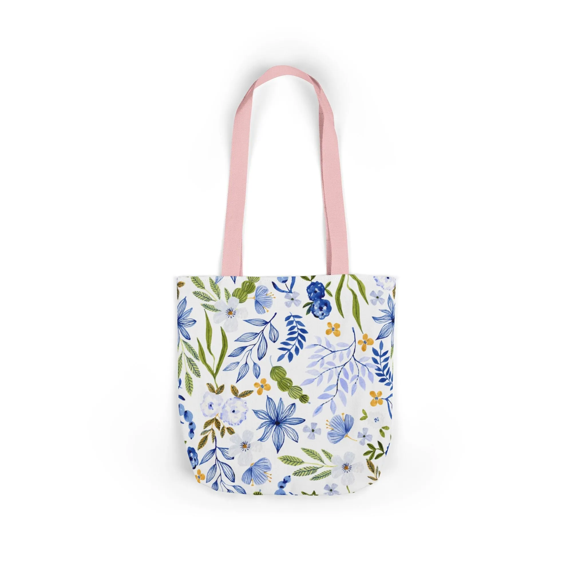 Floral Canvas Tote Bag Flower Handbag, Stylish Beach Tote, Vacation Bag