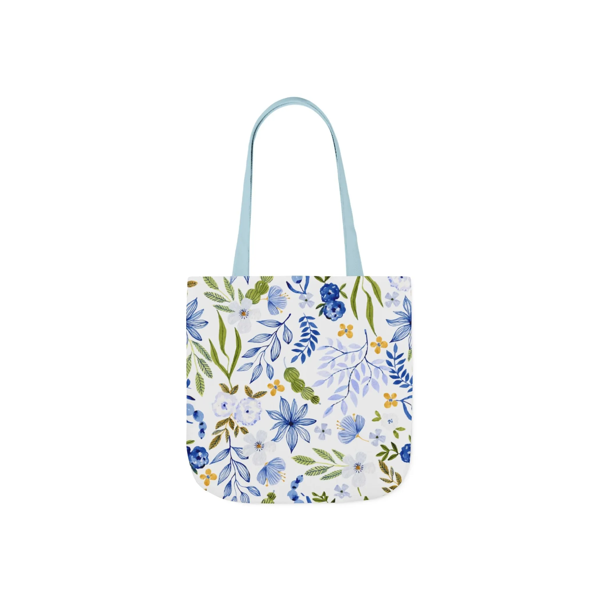Floral Canvas Tote Bag Flower Handbag, Stylish Beach Tote, Vacation Bag