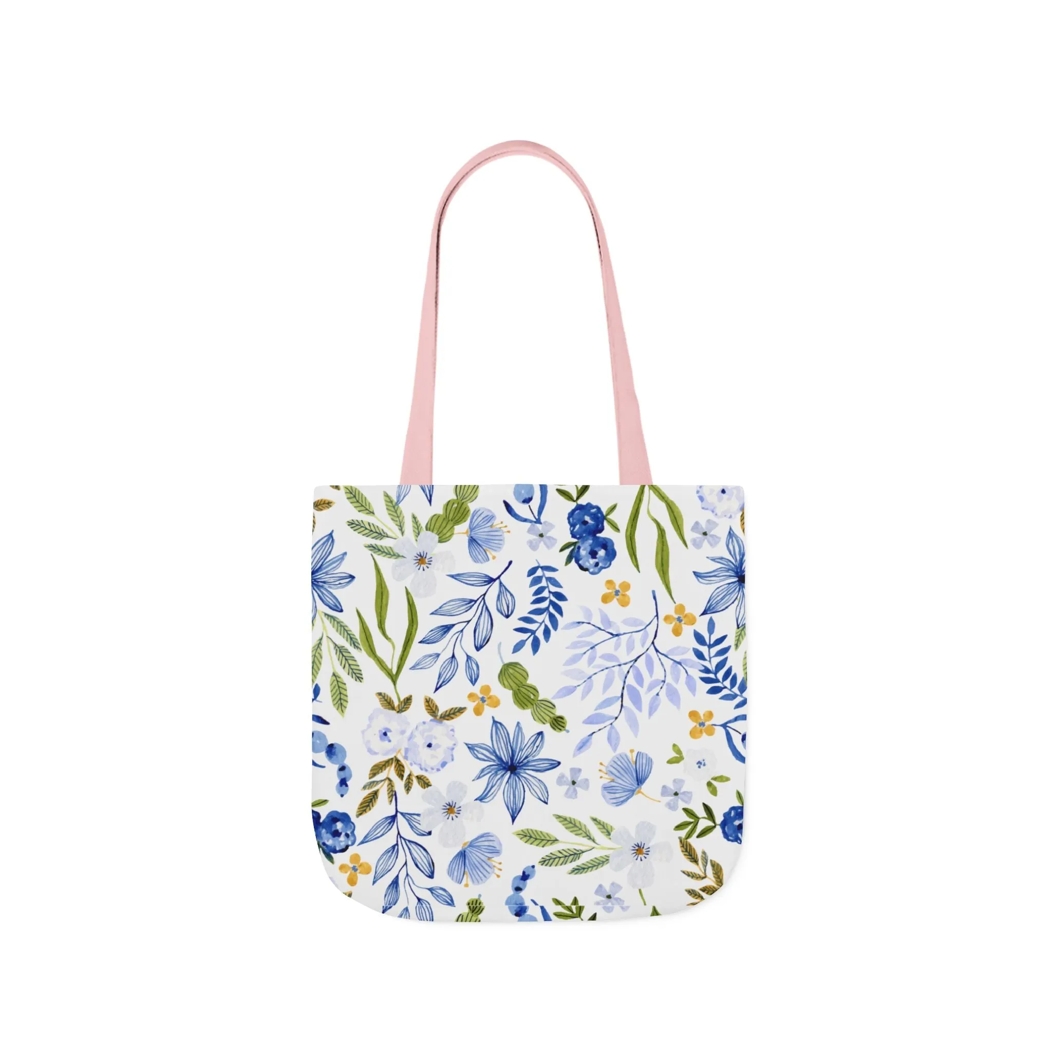 Floral Canvas Tote Bag Flower Handbag, Stylish Beach Tote, Vacation Bag