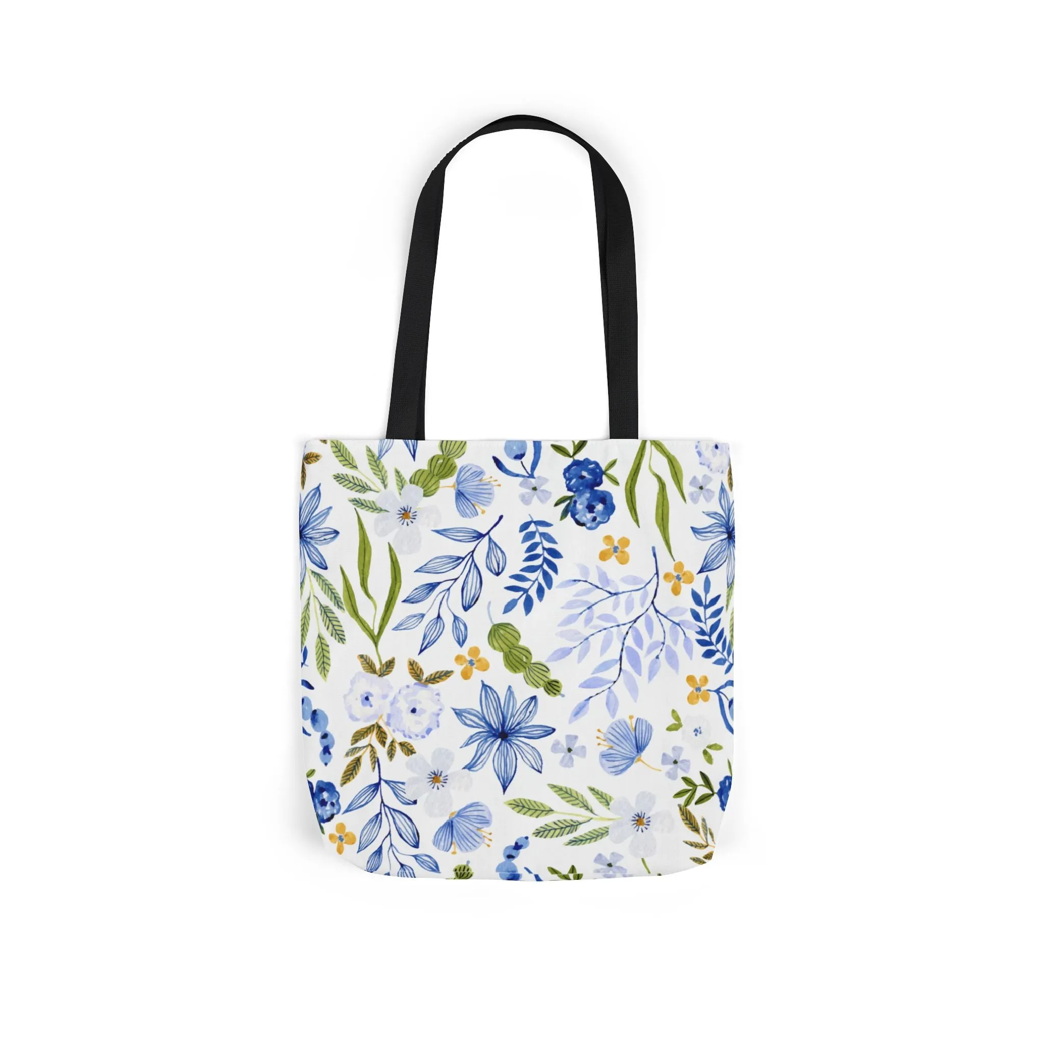 Floral Canvas Tote Bag Flower Handbag, Stylish Beach Tote, Vacation Bag
