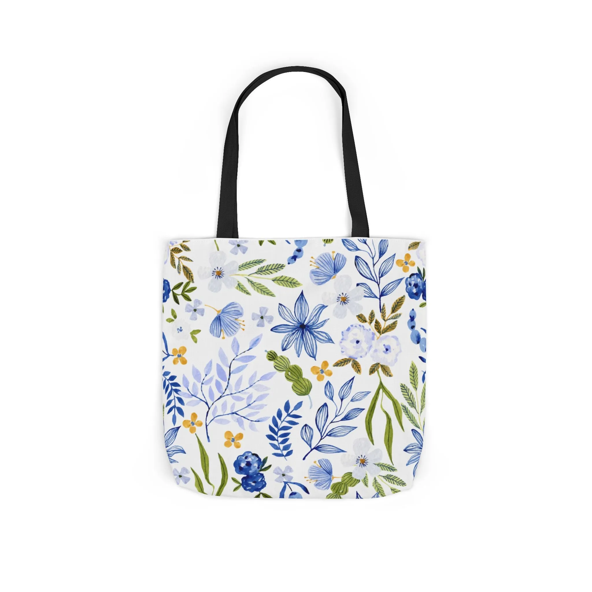 Floral Canvas Tote Bag Flower Handbag, Stylish Beach Tote, Vacation Bag