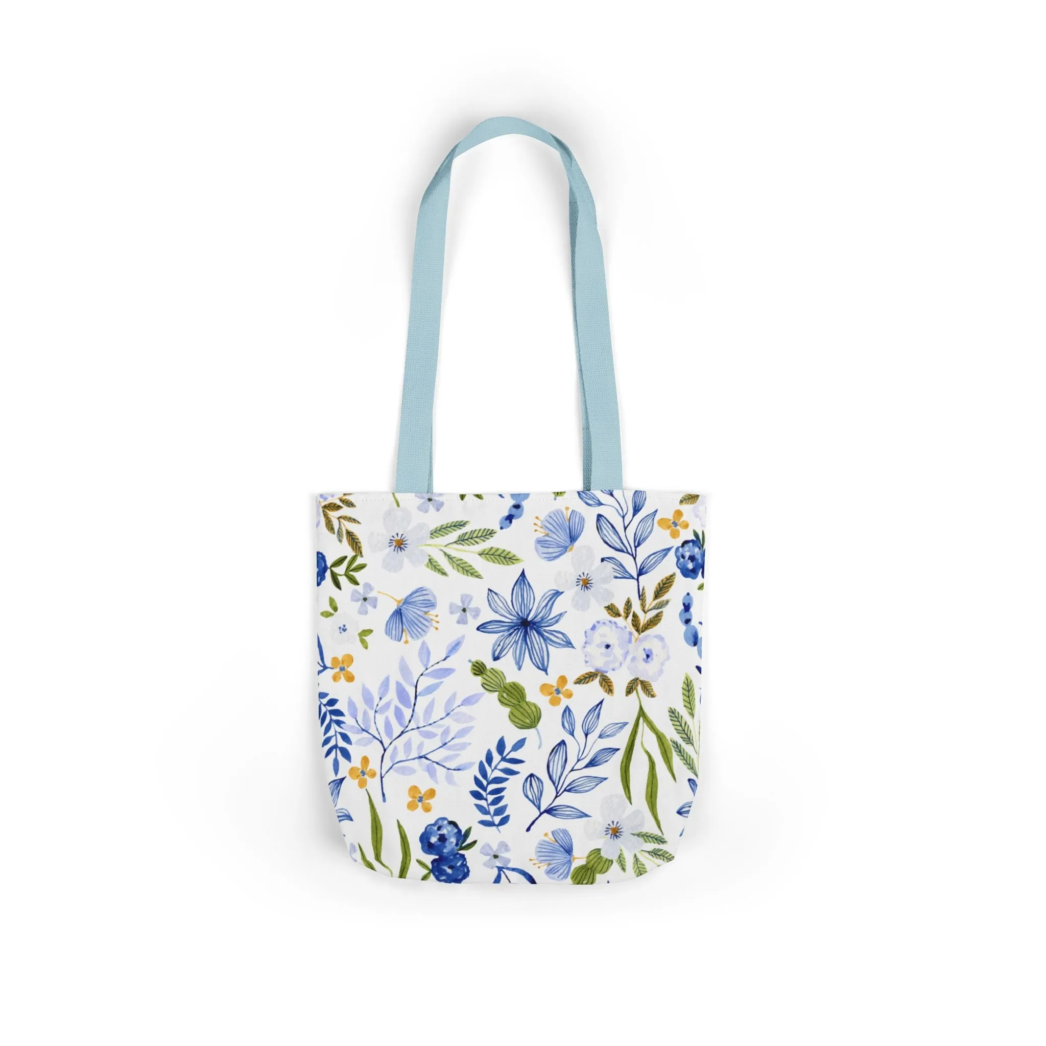 Floral Canvas Tote Bag Flower Handbag, Stylish Beach Tote, Vacation Bag