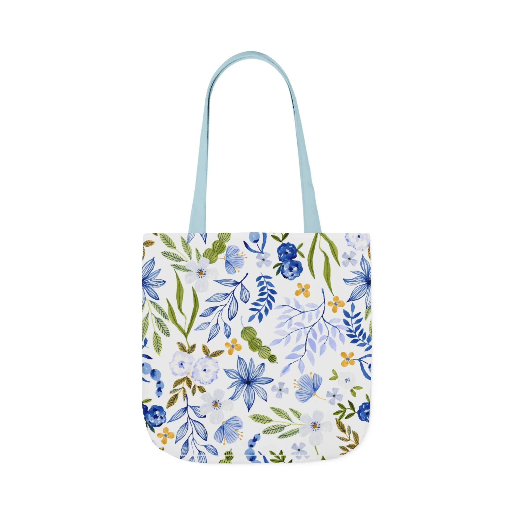 Floral Canvas Tote Bag Flower Handbag, Stylish Beach Tote, Vacation Bag