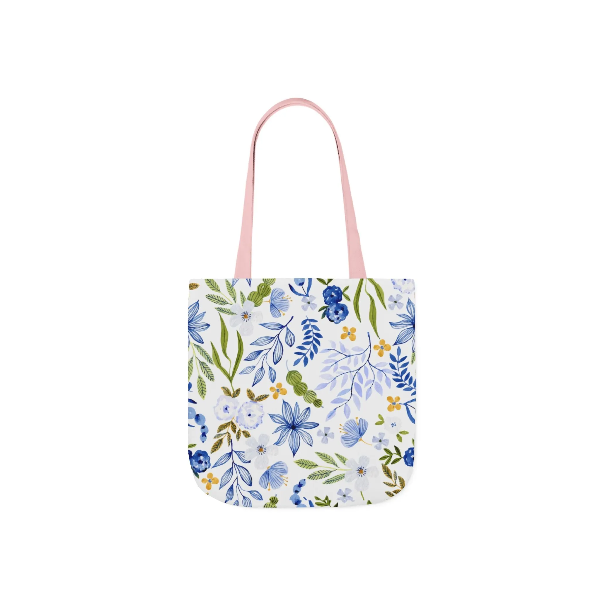 Floral Canvas Tote Bag Flower Handbag, Stylish Beach Tote, Vacation Bag