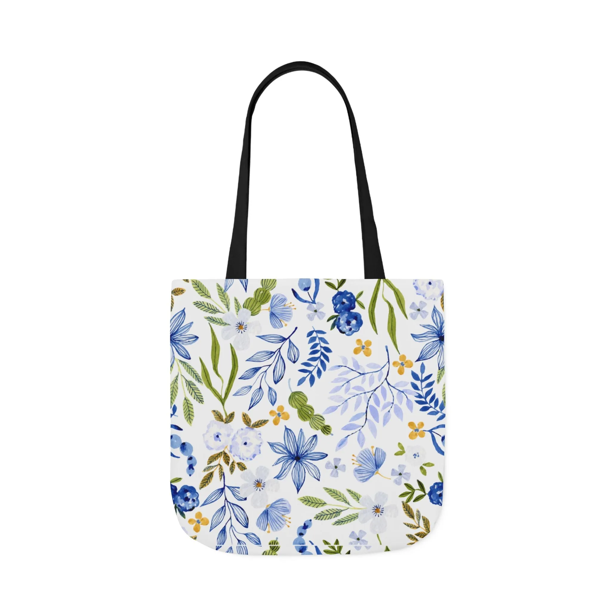 Floral Canvas Tote Bag Flower Handbag, Stylish Beach Tote, Vacation Bag