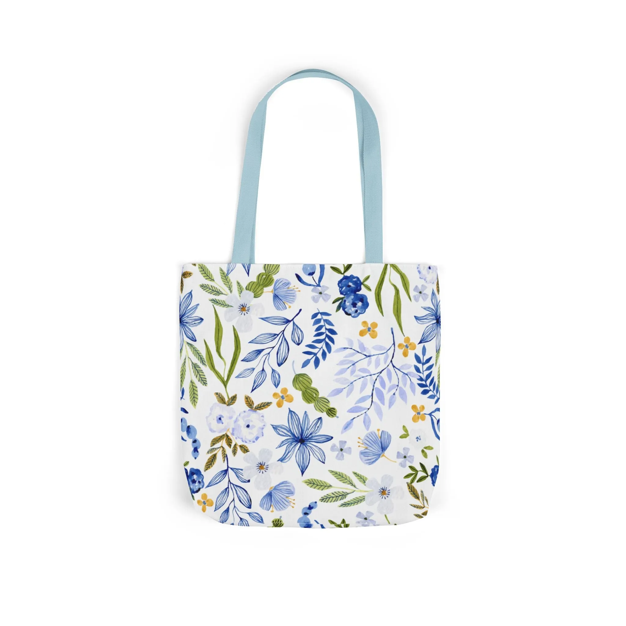 Floral Canvas Tote Bag Flower Handbag, Stylish Beach Tote, Vacation Bag