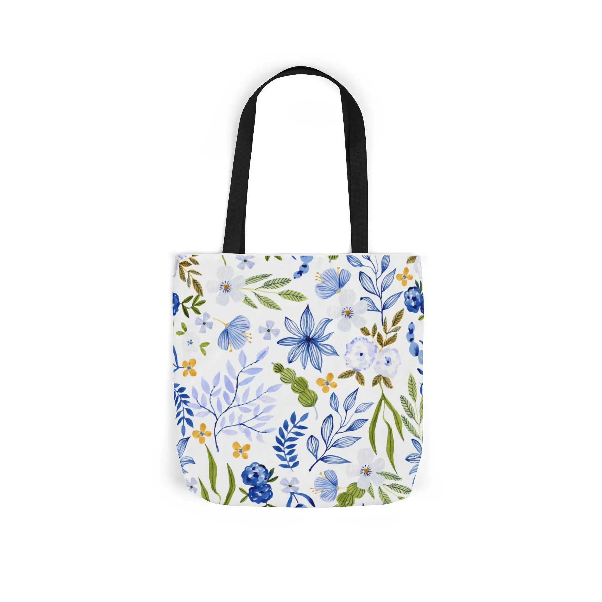 Floral Canvas Tote Bag Flower Handbag, Stylish Beach Tote, Vacation Bag