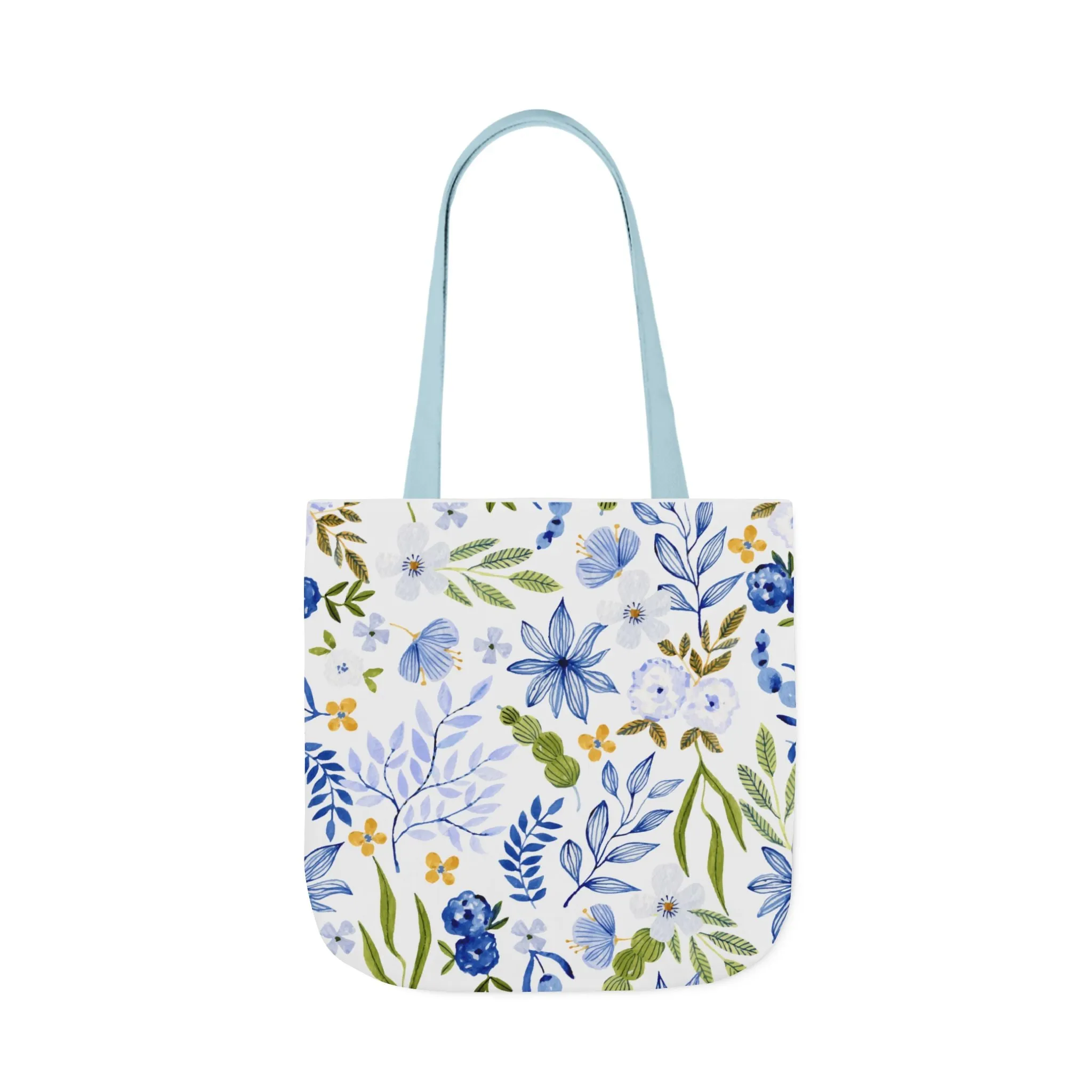 Floral Canvas Tote Bag Flower Handbag, Stylish Beach Tote, Vacation Bag
