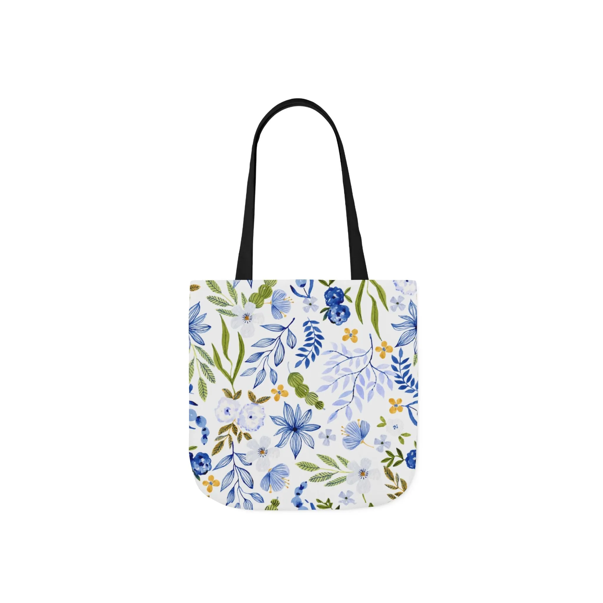 Floral Canvas Tote Bag Flower Handbag, Stylish Beach Tote, Vacation Bag