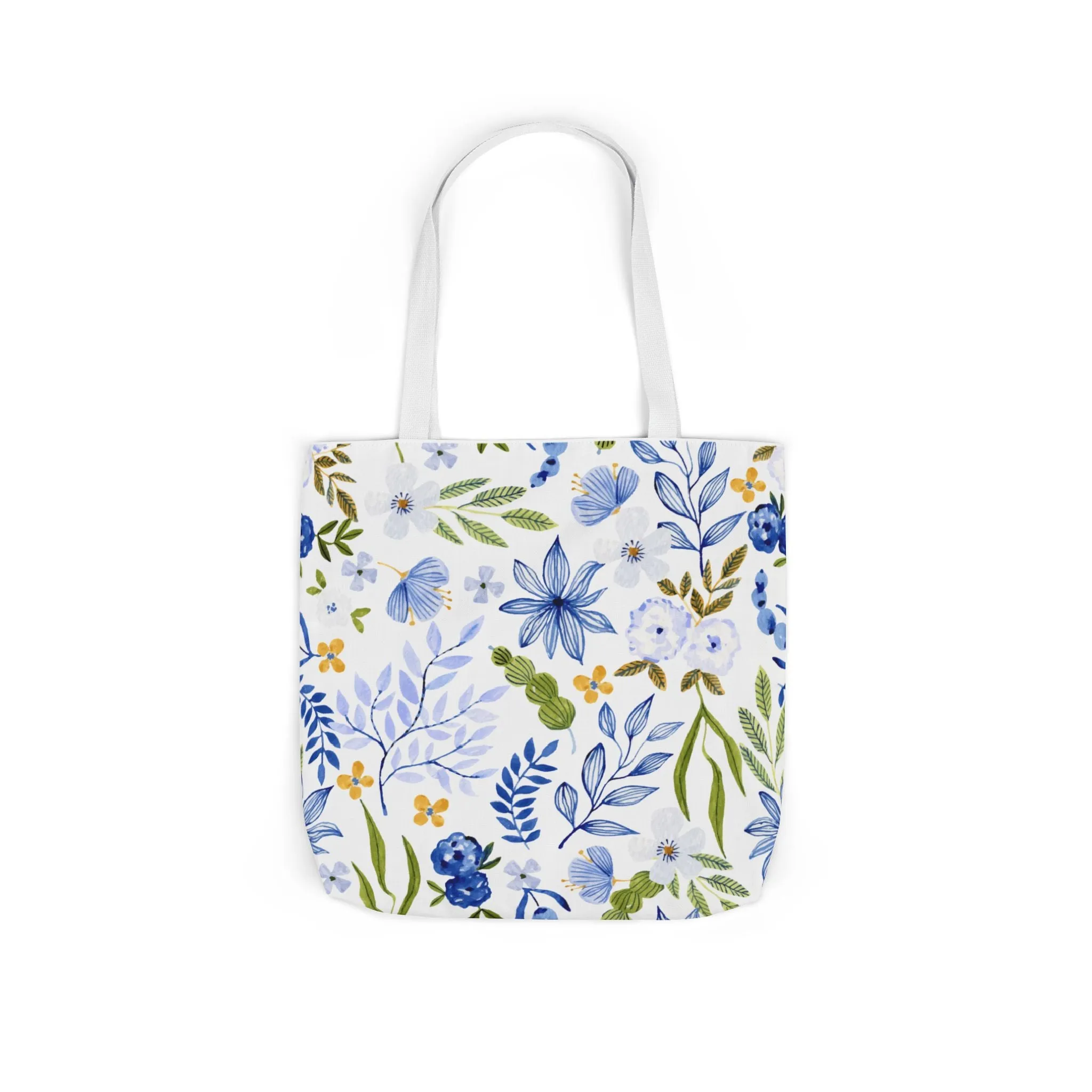 Floral Canvas Tote Bag Flower Handbag, Stylish Beach Tote, Vacation Bag