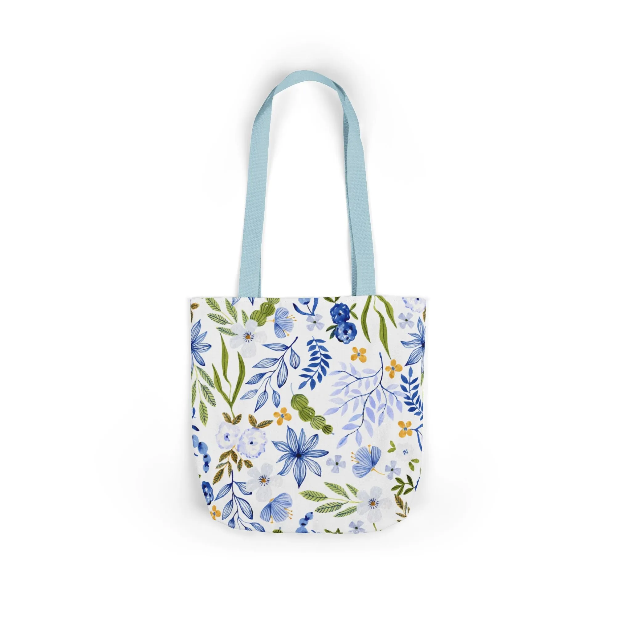 Floral Canvas Tote Bag Flower Handbag, Stylish Beach Tote, Vacation Bag