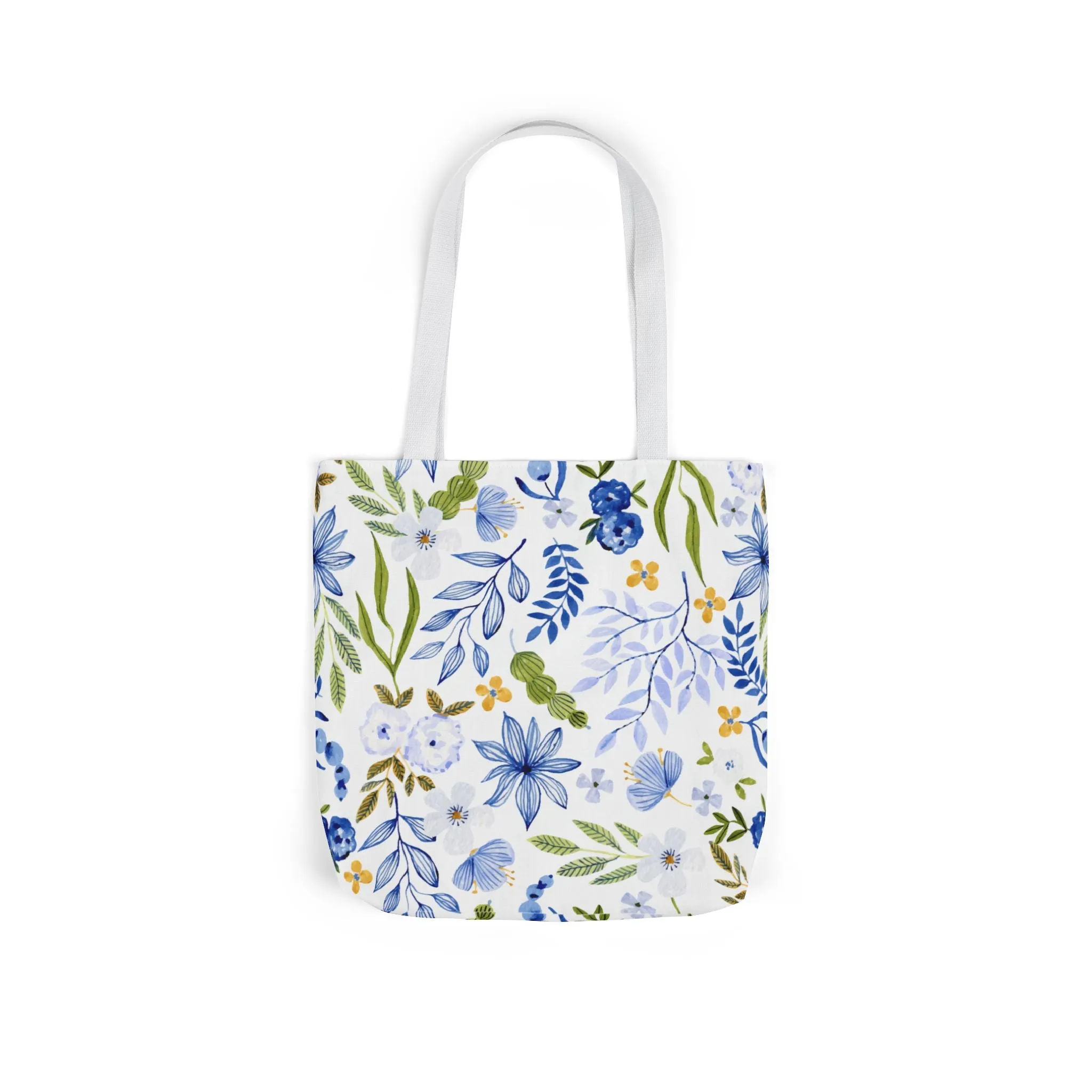 Floral Canvas Tote Bag Flower Handbag, Stylish Beach Tote, Vacation Bag