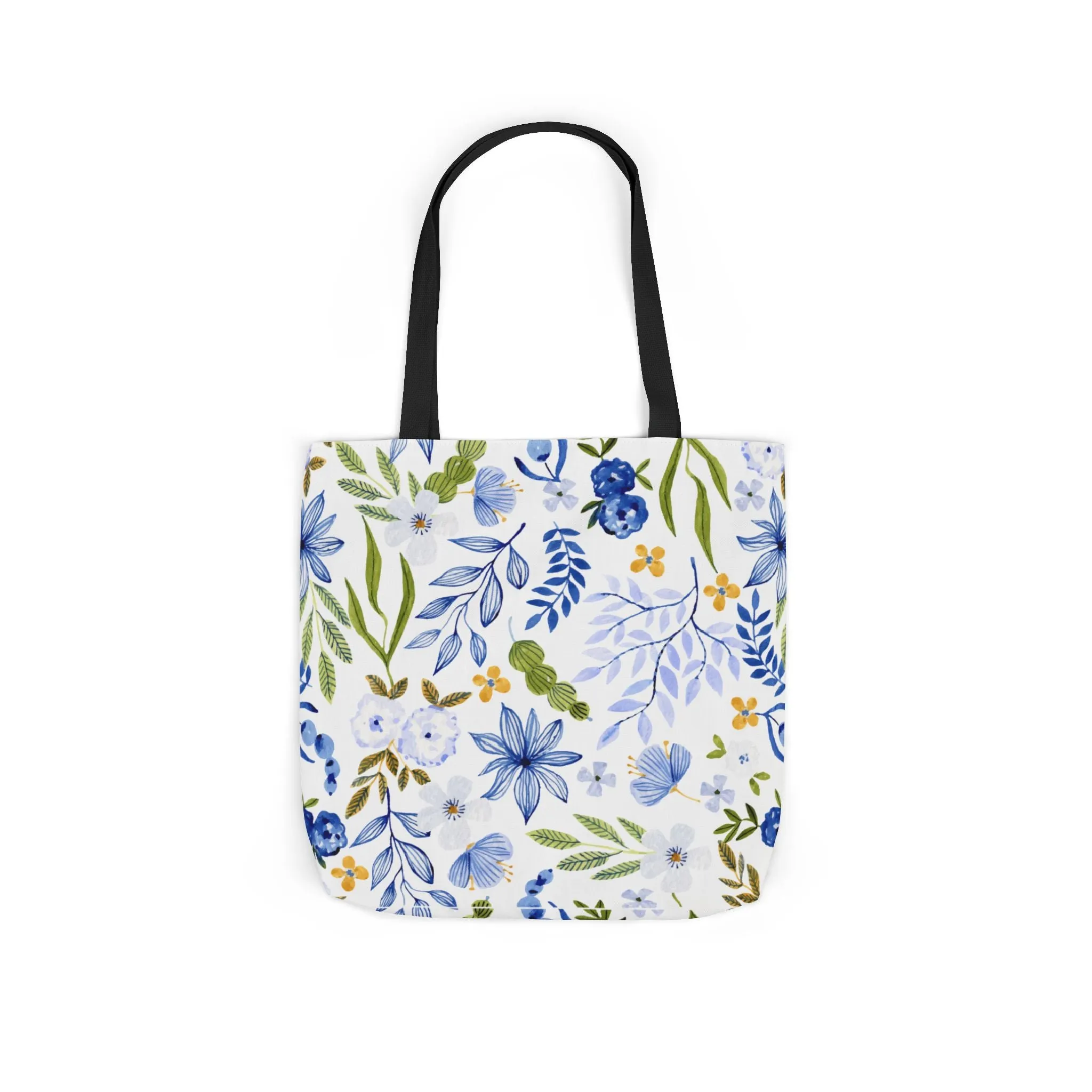 Floral Canvas Tote Bag Flower Handbag, Stylish Beach Tote, Vacation Bag