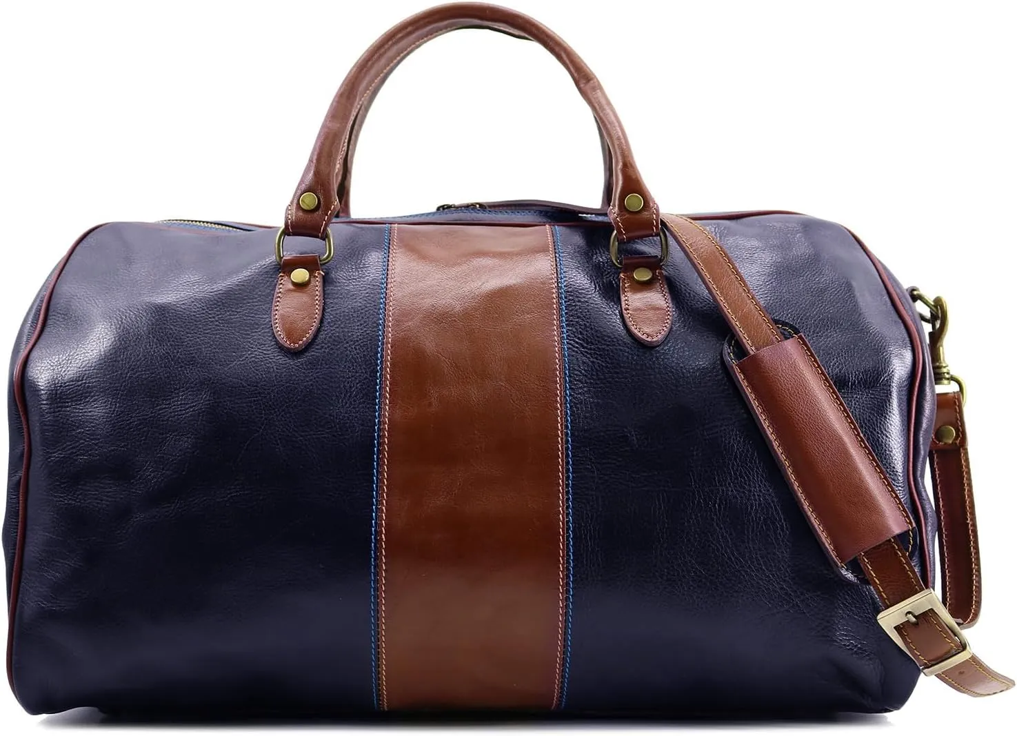 Floto Luggage Venezia Duffle Italian Leather Weekender Bag, One Size