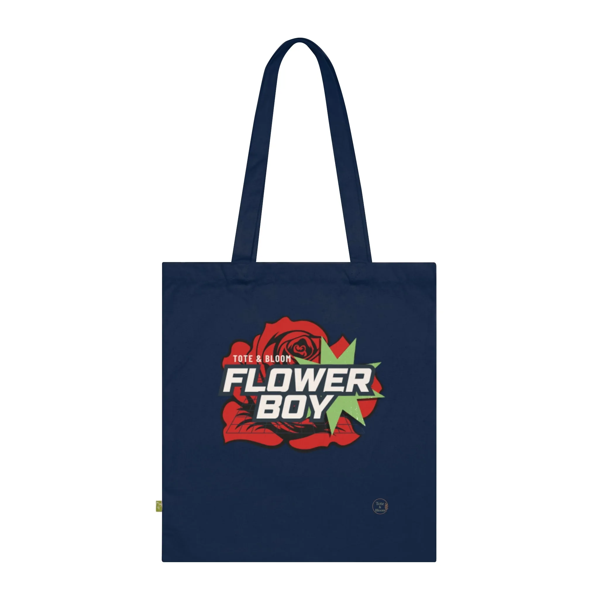 'Flower Boy' Organic Cotton Tote Bag