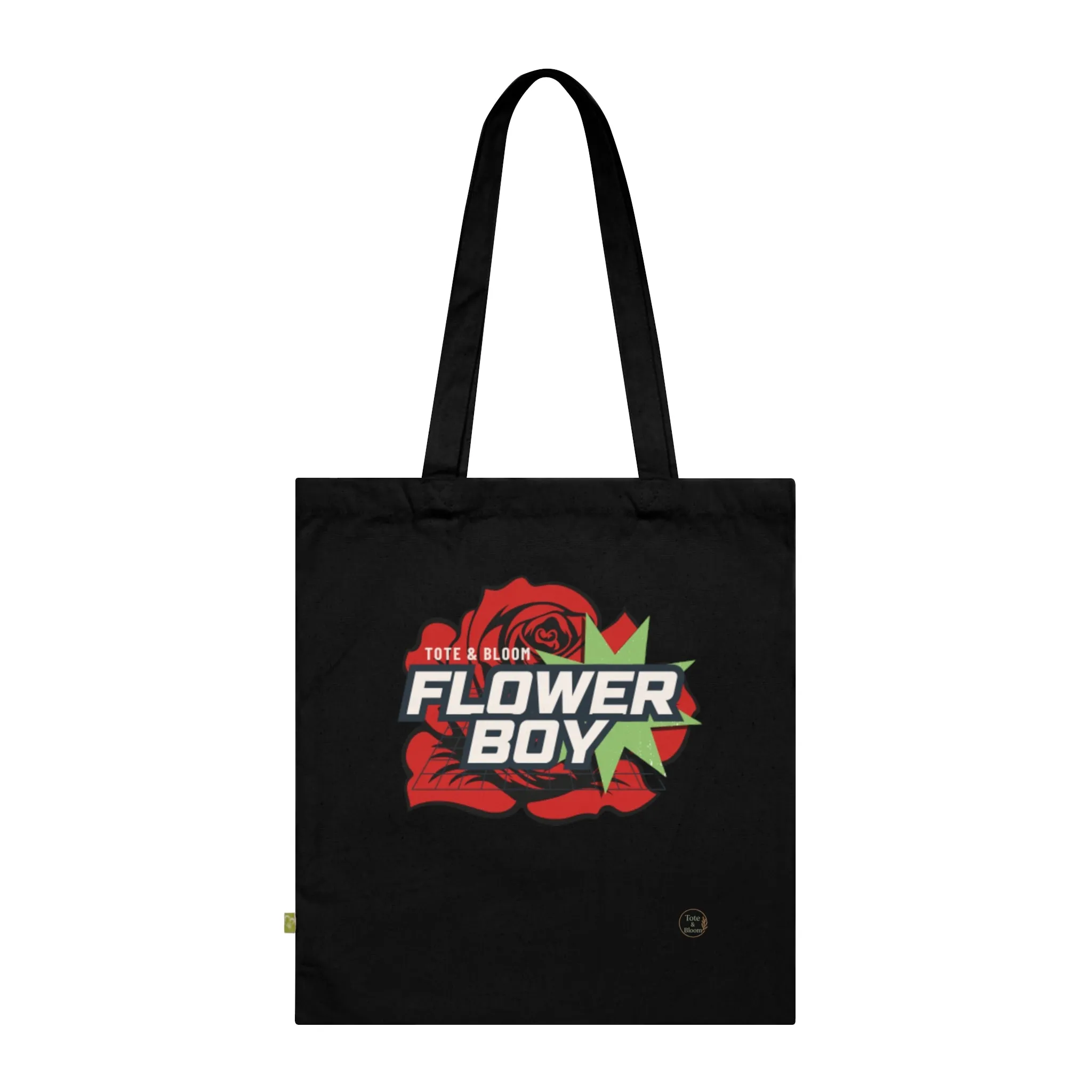 'Flower Boy' Organic Cotton Tote Bag