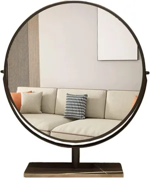 FMURY Makeup Mirrors Desktop High Definition Bedroom Dressing Table Household Large Rotatable Makeup Mirrors(40 * 50cm)