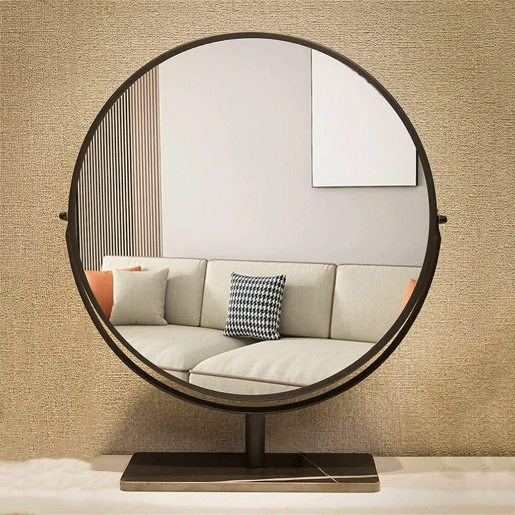 FMURY Makeup Mirrors Desktop High Definition Bedroom Dressing Table Household Large Rotatable Makeup Mirrors(40 * 50cm)