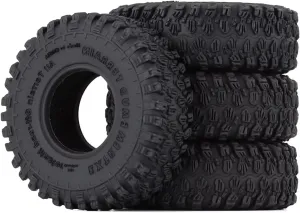 for Axial for SCX24 90081 Upgrade Tyres 4PCS 1.0" Soft Rubber All for Terrain Wheel Tires 50 * 20/54 * 23mm for 1/24 RC Crawler Car Rc Car Tires(C)