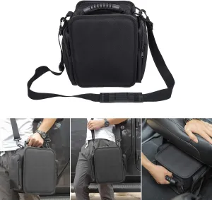 For JK JL Under Seat Storage Bag for Jeep Wrangler JK JKU JL JLU Sports Sahara Freedom Rubicon X & Unlimited 2007-2017 2018 2019 2020 2021 2022 2023 Portable Backseat Tools Organizer Pocket