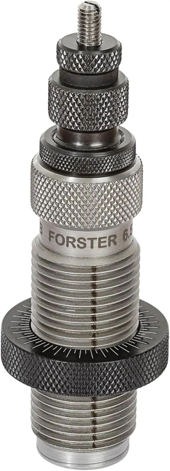 Forster Products Ultra Die Set, Full Length Bushing Sizing Die, Bench Rest Ultra Micrometer Seater Die, and 3 Bushing Set