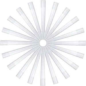 FOUR E'S SCIENTIFIC 5mL Pipette Tips Lab Microchemical Transparent Liquid Micropipette Pipettor Tips 5mL 100pcs - Autoclavable