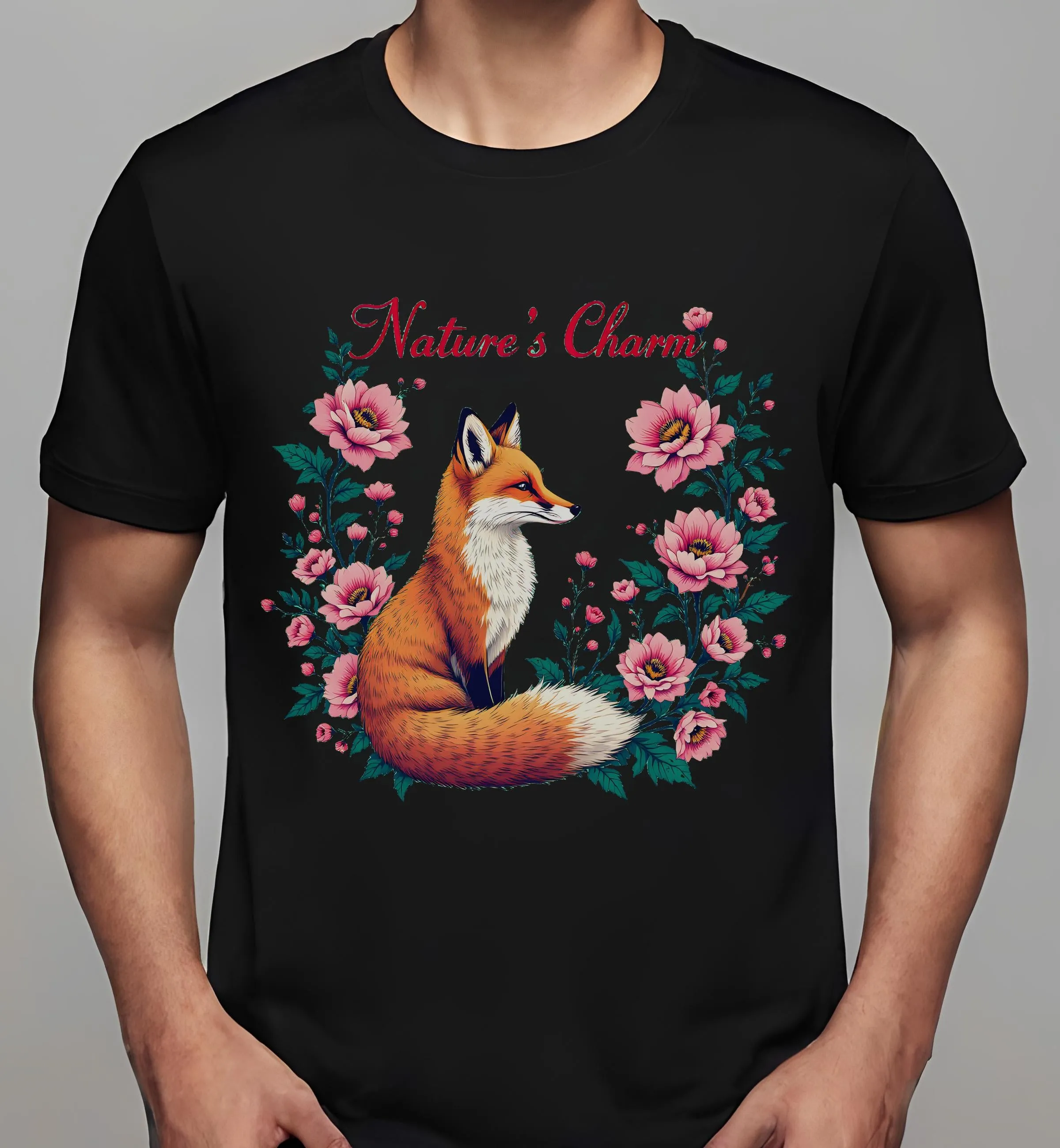 fox shirt: Nature's Charm Fox | Classic T-Shirt (Unisex)