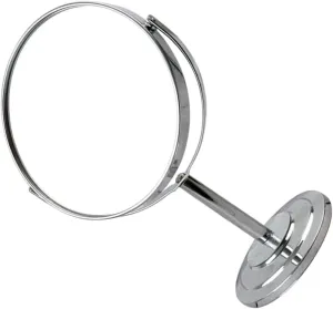 FRCOLOR Stylish Gold Makeup Mirror 10x Magnification Double Sided 360 Degree Rotation Vanity
