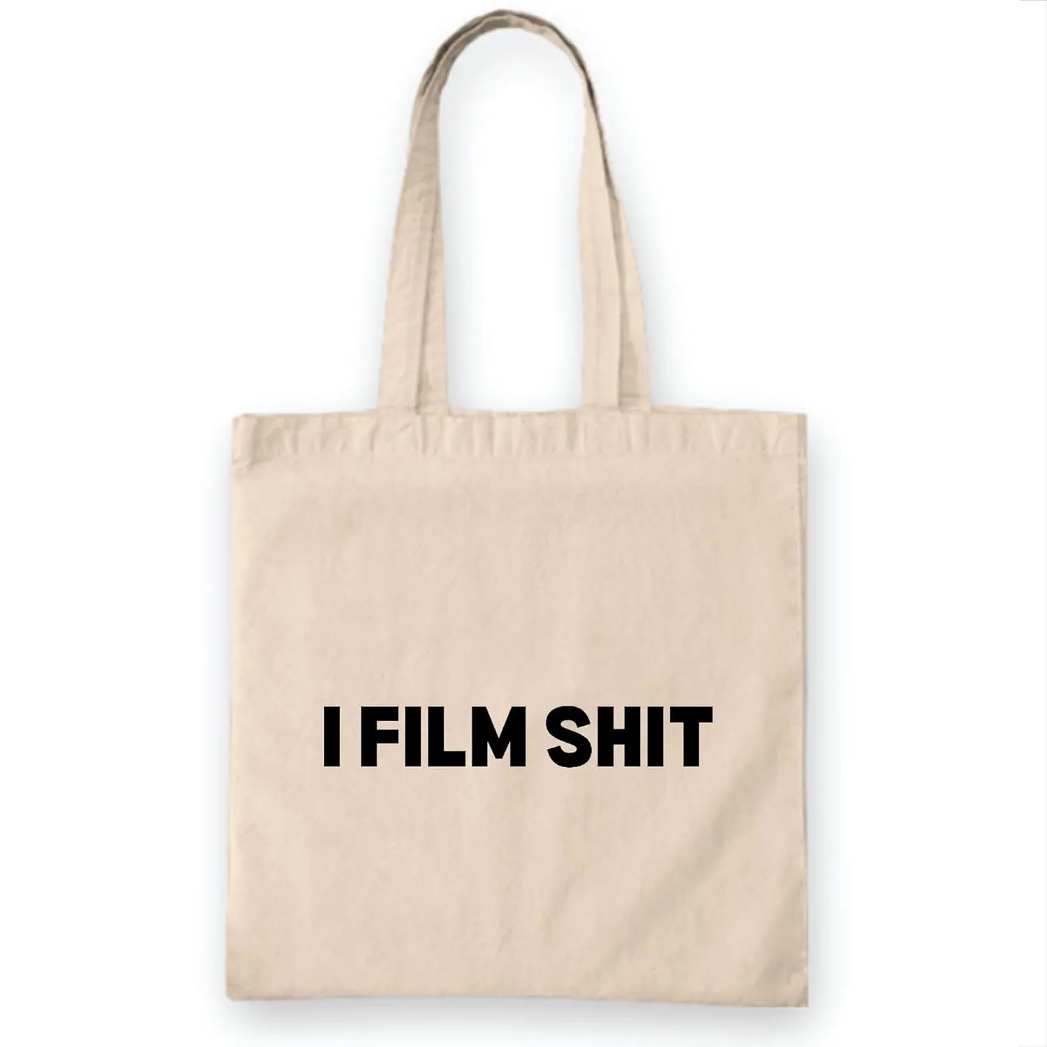 Funny Gift for Filmmaker Cinematographer Videographer Director Of Photography Natural White Multicolor Canvas Tote Bag