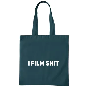 Funny Gift for Filmmaker Cinematographer Videographer Director Of Photography Navy Black Multicolor Canvas Tote Bag