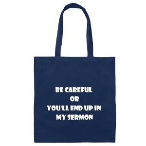 Funny Priest Gift Preacher Tote Bag Minister Present Pastor Tote Bag Preacher Gifts Ideal For Clergy Navy Black Multicolor Canvas Tote Bag