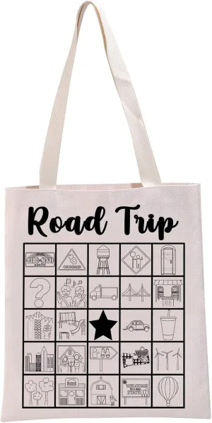 G2TUP Road Trip Gift Road Trip Tote Bag Road Trip Lover Handbag Road Trip Souvenir Gift Travel Lover Gift