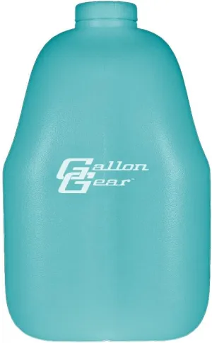 Gallon Gear 1 GALLON LARGE WATER BOTTLE | BPA-FREE PLASTIC | REUSABLE WATER JUG | HYDRATION WATER BOTTLE FOR MEN & WOMEN | GYM, SPORTS, TRAINING & FITNESS (AQUA)