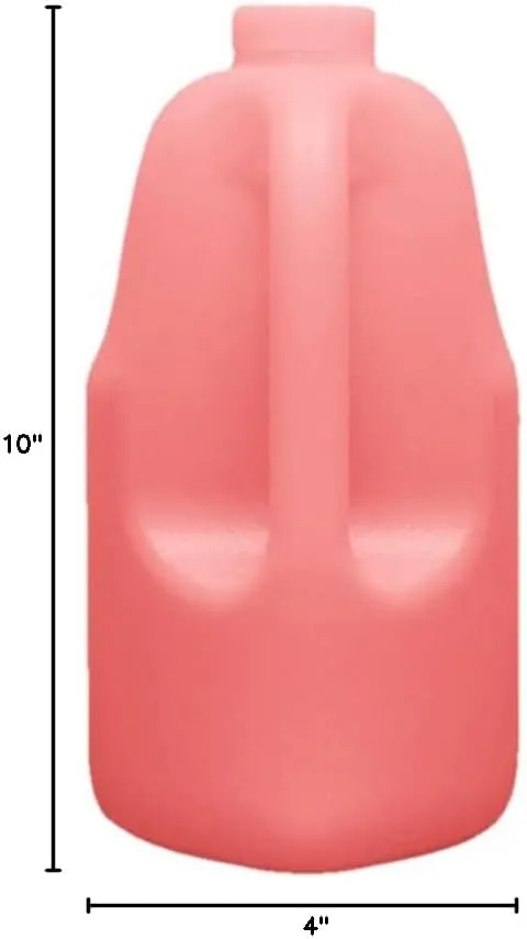 Gallon Gear HALF-GALLON LARGE WATER BOTTLE | BPA-FREE PLASTIC | REUSABLE WATER JUG | HYDRATION WATER BOTTLE FOR MEN & WOMEN | GYM, SPORTS, TRAINING & FITNESS (PINK)