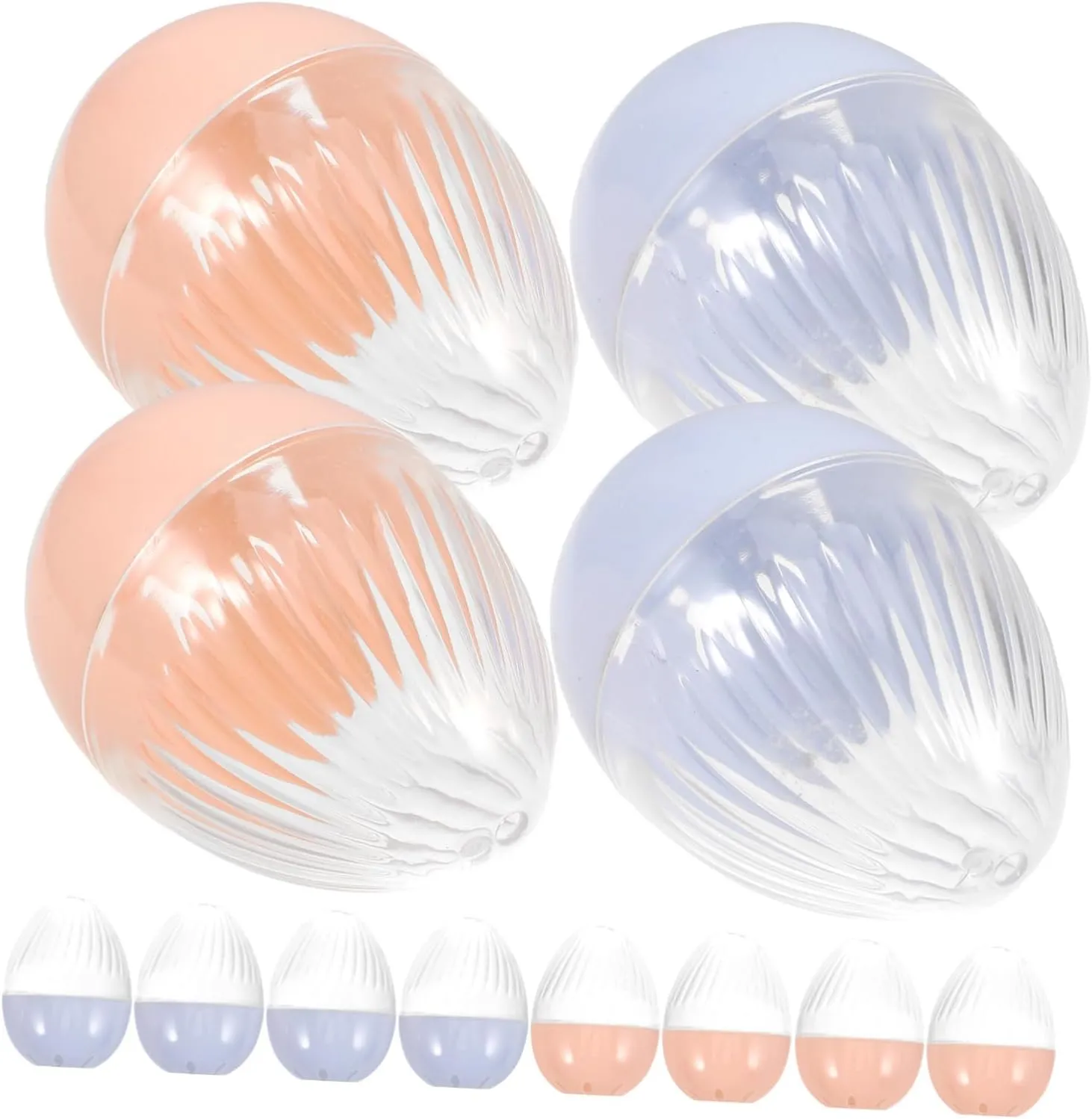 GALPADA 12Pcs Transparent Egg Shape Watch Box Lightweight Portable Watch Display Case Clear Organizer for Single Watch Storage Minimalist Design for Retail and Gifting