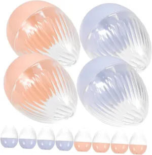 GALPADA 12Pcs Transparent Egg Shape Watch Box Lightweight Portable Watch Display Case Clear Organizer for Single Watch Storage Minimalist Design for Retail and Gifting