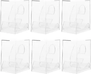 Garneck 6pcs Clear Watch Display Case - Single Watch Holder Box Organizer for Men - Ideal for and Jewelry Storage Elegant Acrylic Design for Watch Collection