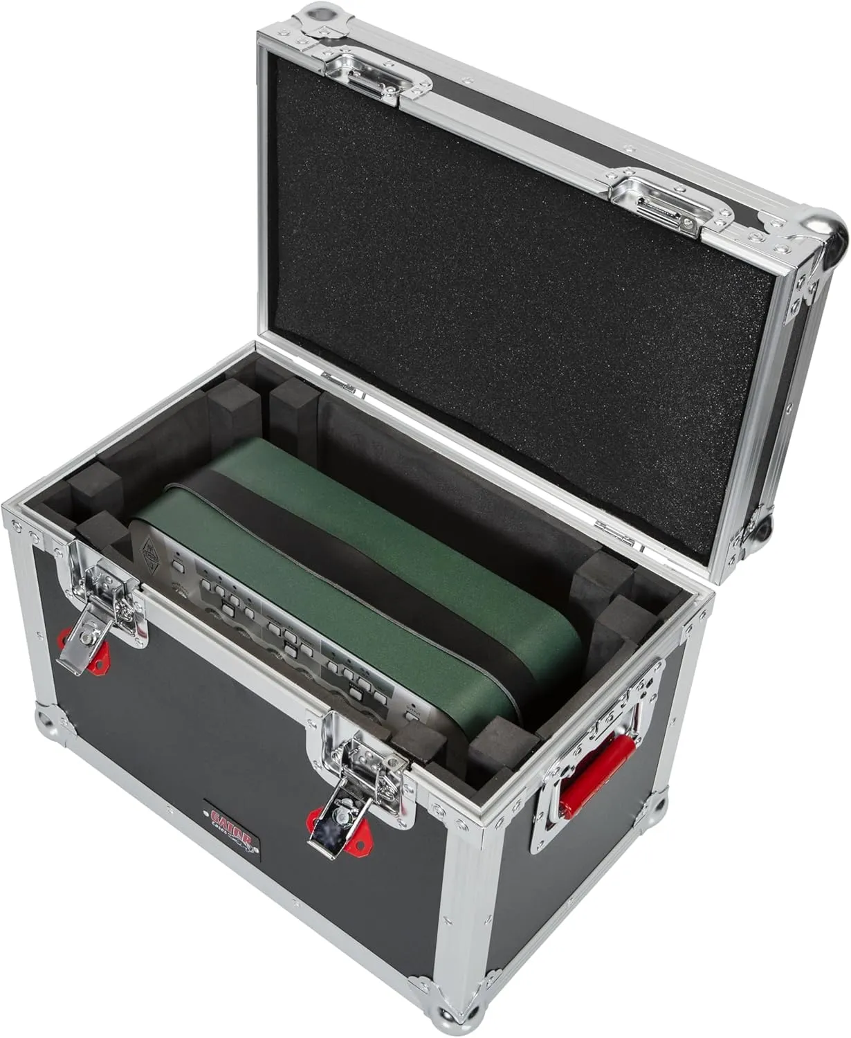 Gator Cases G-TOUR Series ATA Style Road Case for Mini Electric Guitar Amp Heads Such as Marshall JTM1H - Equipped with Heavy Duty Latches and Spring Loaded Handles; (G-TOURMINIHEAD2)