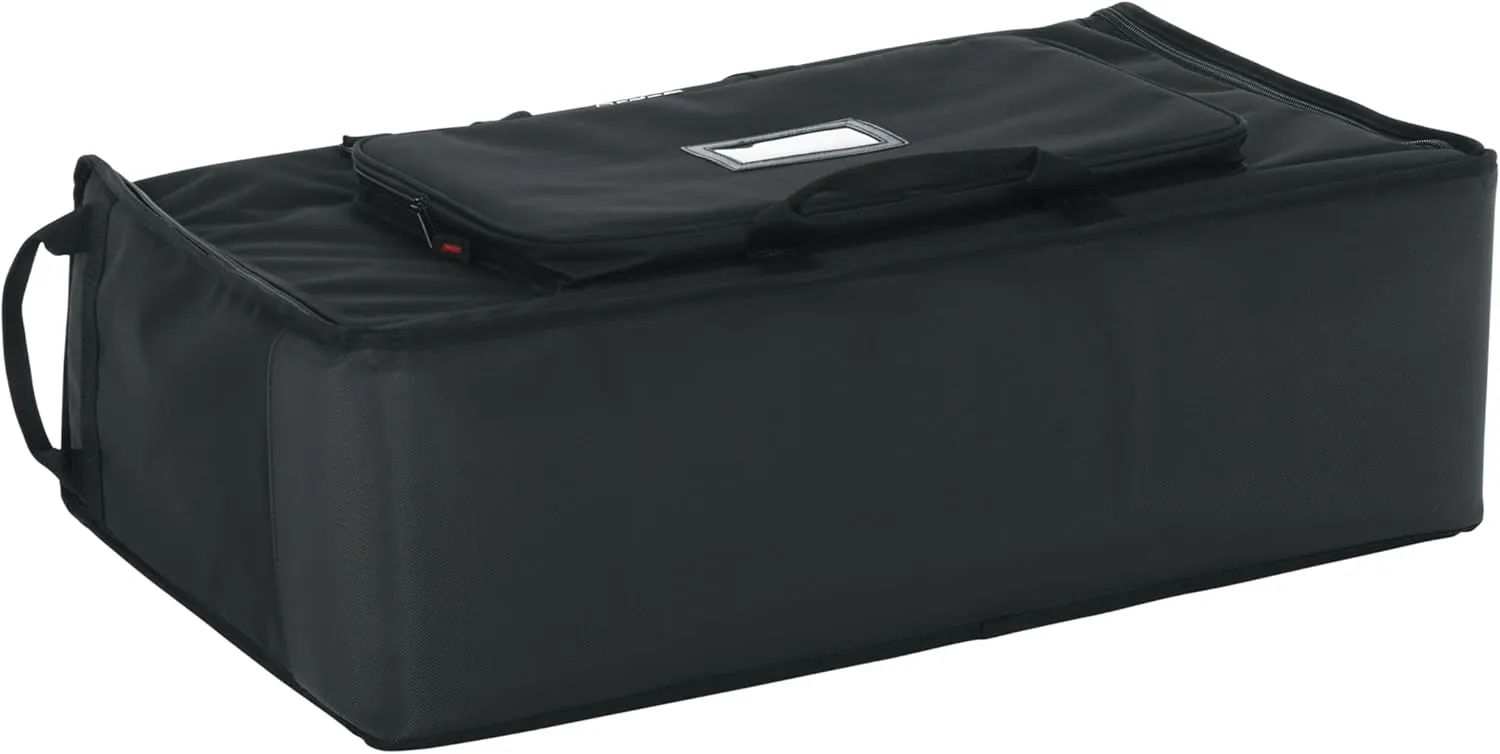 Gator Cases Padded Nylon Dual Carry Tote Bag for Transporting (2) LCD Screens, Monitors and TVs Between 27" - 32", (G-LCD-TOTE-MDX2)