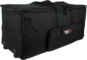 Gator Cases Protechtor Series Lightweight Padded Electronic Drum Kit Bag with Adjustable Interior Padding, Tow Handle, and Wheels - Large 36" x 16" x 16" Interior (GP-EKIT3616-BW)
