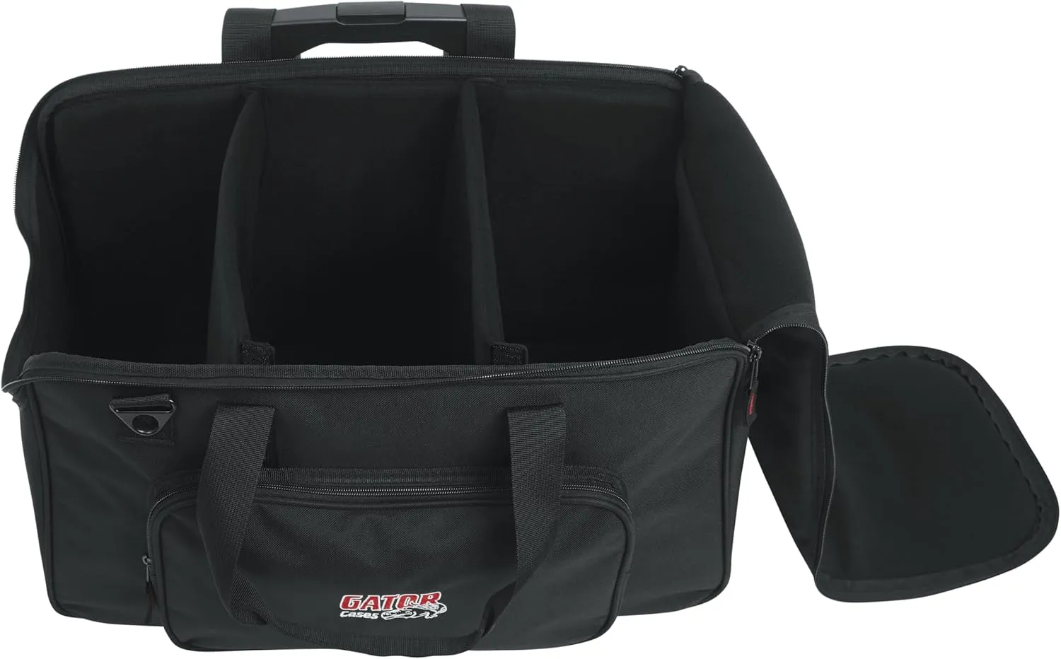 Gator Cases Tote Bag to Hold up to (4) LED Par Style Lighting Fixtures with Adjustable Dividers