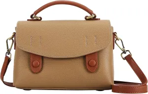 Genuine Leather Satchel for Women - Crossbody Bag with Adjustable Strap, Cambridge Style Handbag, messenger bag