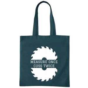 Gft Carpenter Woodworker Logger Best Birthday Present Navy Black Multicolor Canvas Tote Bag