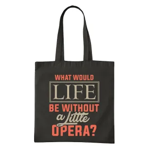Gift for Actor Actress Stage Director Opera Theatre Lover Navy Black Multicolor Canvas Tote Bag